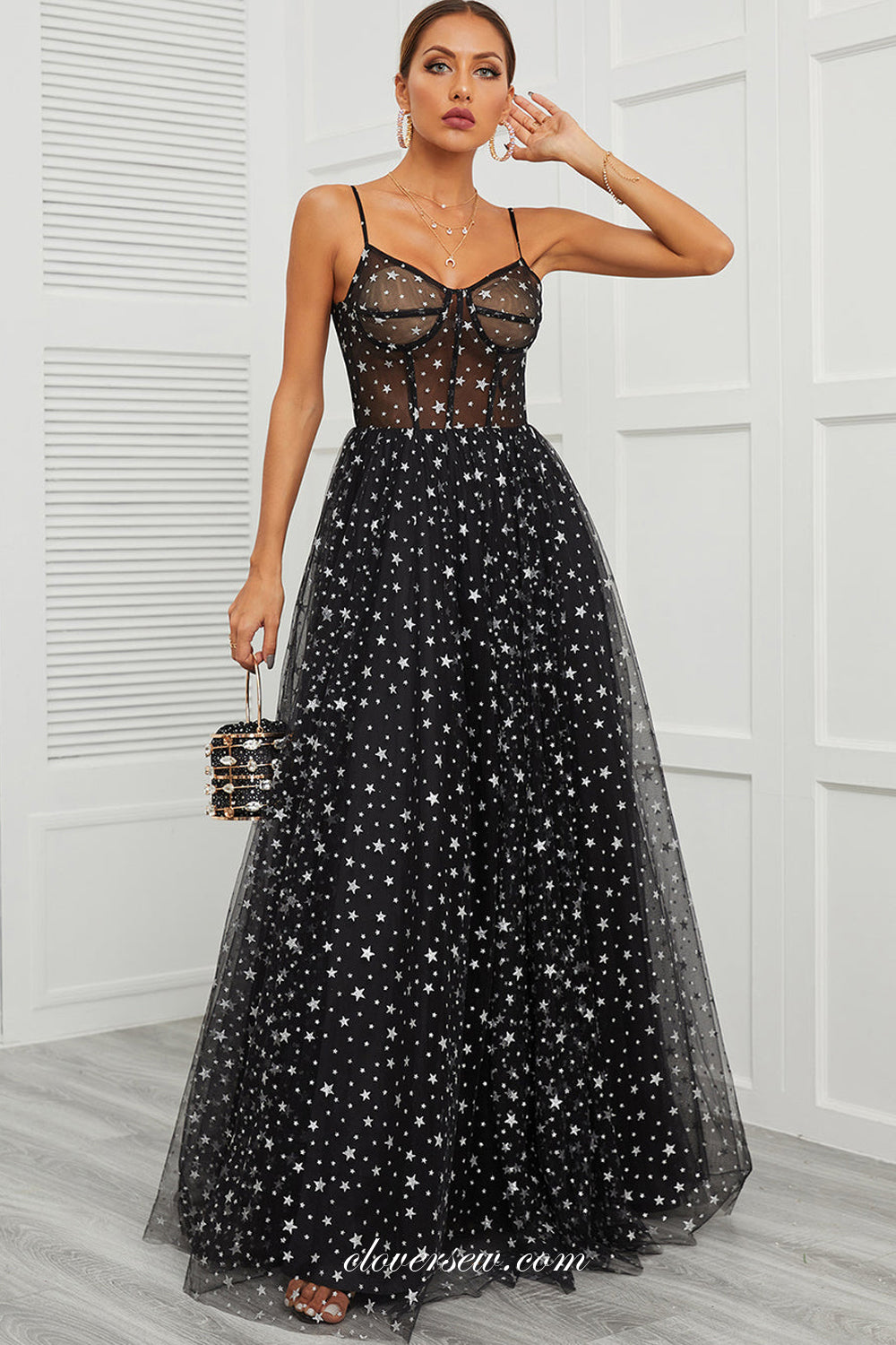 Black star prom dress best sale