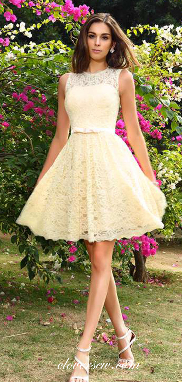 Pastel yellow homecoming dress best sale