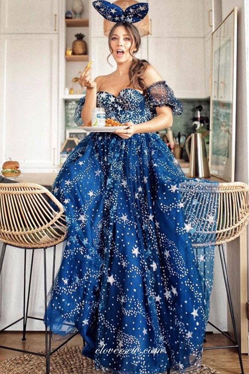 Starry Prom Dress