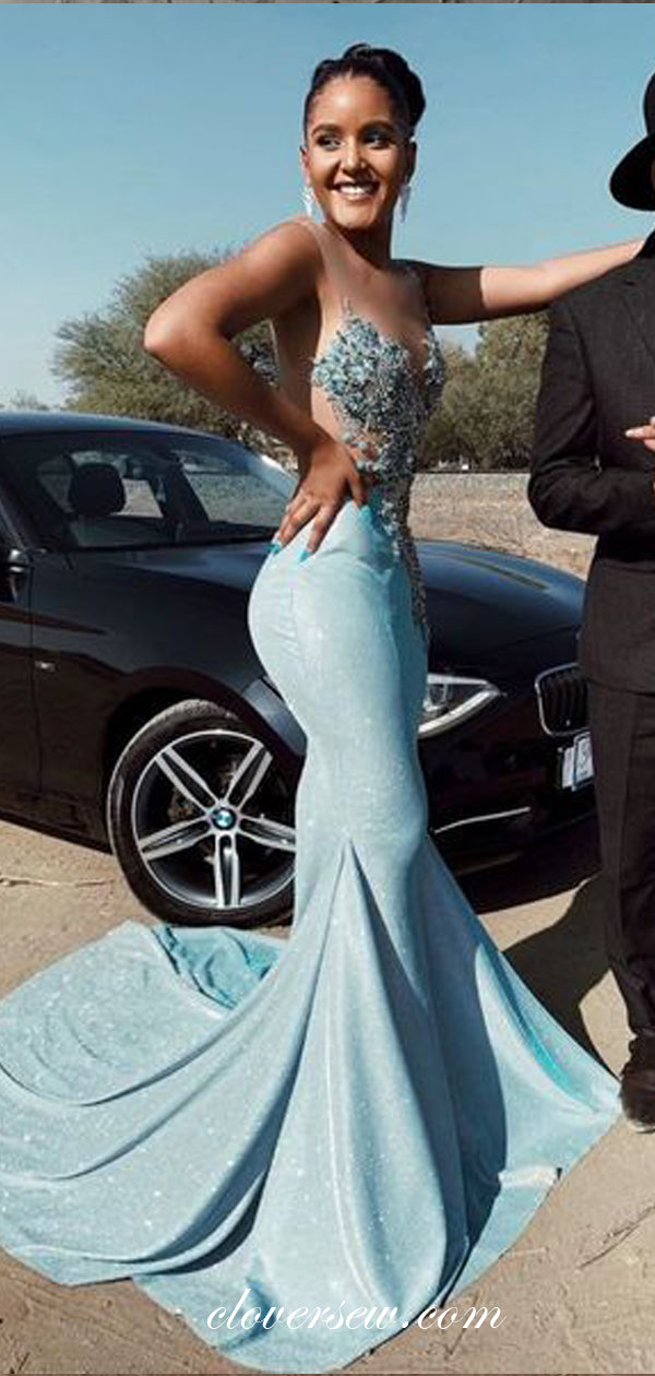 Tiffany blue formal on sale gown