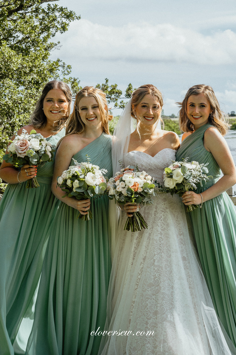 Tiffany Green Bridesmaid Dresses