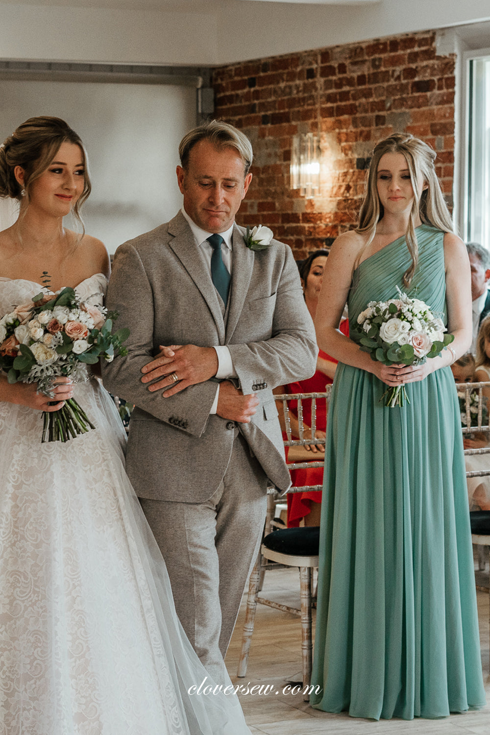 Tiffany Blue Chiffon Dress