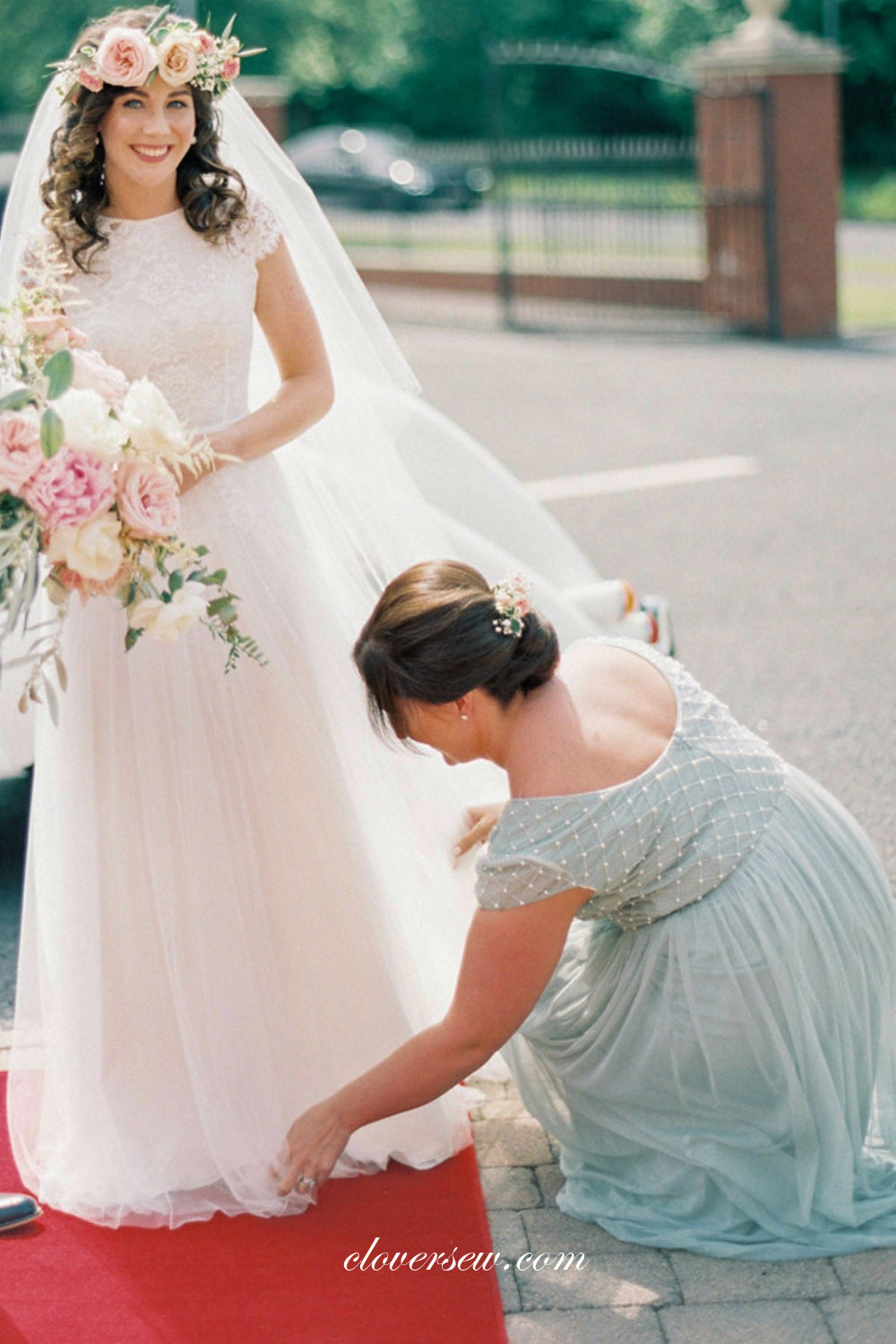 Tiffany Blue Tulle Dresses